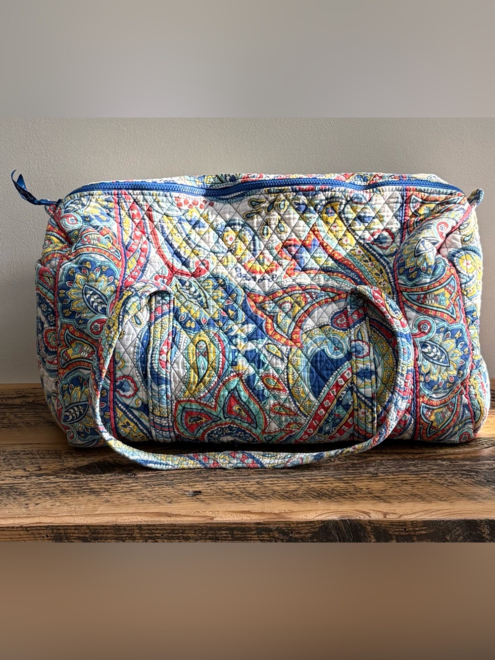 Vera Bradley Duffel Bag in Marina Paisley (Spring 2012 Retired Print)